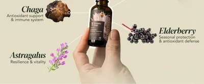 Highlights the key natural ingredients in the supplement formula with visual callouts to educate shoppers about what the product contains and the benefits of each ingredient. Showcases multiple…
