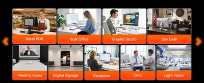 Shows the mini PC working across many industries and environments so shoppers can see it fits their specific use case.