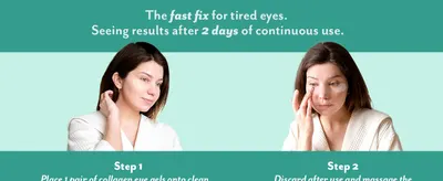 Demonstrates the step-by-step application process for the eye product, showing shoppers how to use it correctly while communicating the fast-acting benefit of visible results after 2 days.…