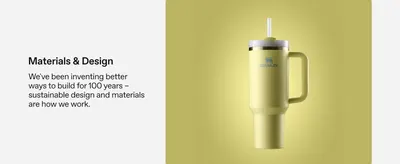 Communicates the brand's century-long commitment to sustainable design practices and material choices. Highlights the product's sustainable construction as a core benefit for environmentally…
