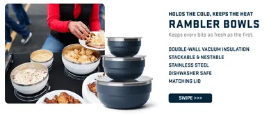 Highlights multiple key product features including insulation, stackability, material quality, and dishwasher safety to communicate comprehensive value to shoppers. Emphasizes the core benefit of…