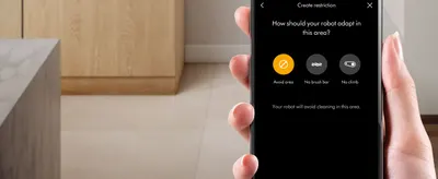 Demonstrates how to configure zone restrictions using the mobile app, helping shoppers understand the ease of customizing cleaning areas. Highlights the ability to create custom cleaning…
