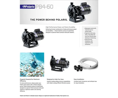 Premium A+ Content for Amazon.com : Polaris PB4-60 Booster Pump with 60-Hertz Motor : Portable Power Water…