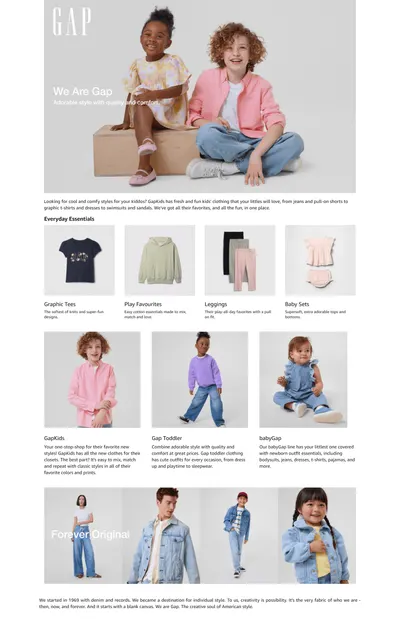 Premium A+ Content for Amazon.com: GAP Baby Toddler Long John Pajama Set: Clothing