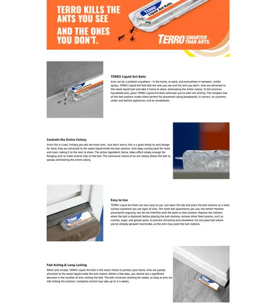 Premium A+ Content for Amazon.com: TERRO Ant Killer Bait Stations T300B