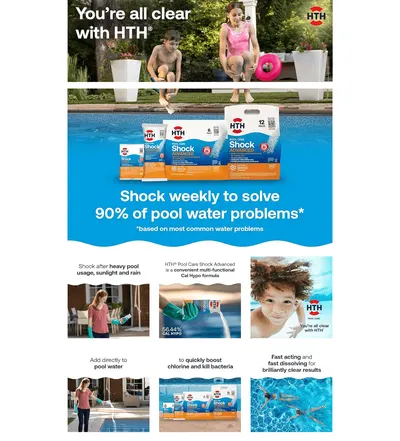 Premium A+ Content for Amazon.com : HTH 52037R Pool Care Shock Advanced