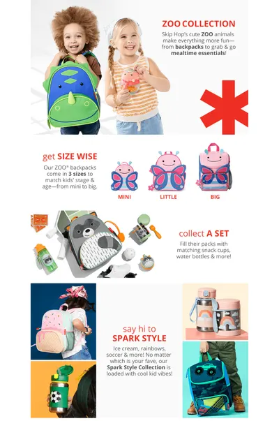 Premium A+ Content for Amazon.com: Skip Hop Toddler Backpack