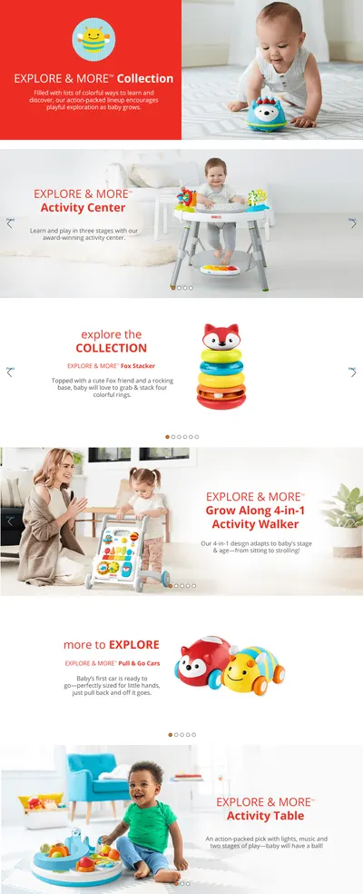 Premium A+ Content for Amazon.com : Skip Hop Baby Activity Center: Interactive Play Center with 3-Stage…