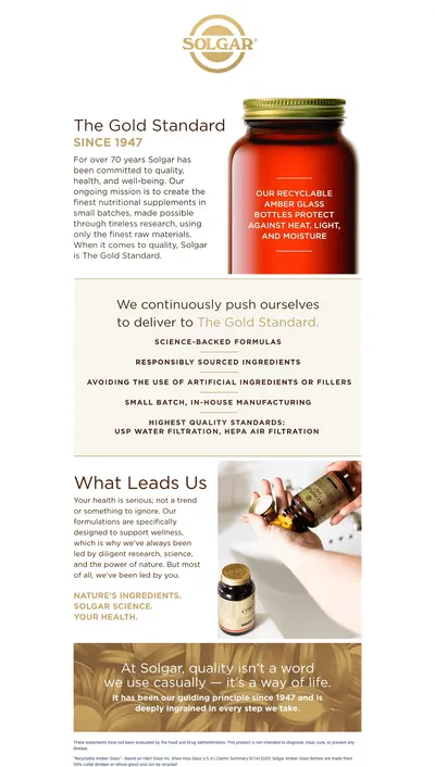Premium A+ Content for Amazon.com: Solgar Chelated Magnesium