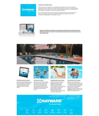 Premium A+ Content for Amazon.com : Hayward W3AQR15 AquaRite Salt Chlorination System for In-Ground Pools up to…