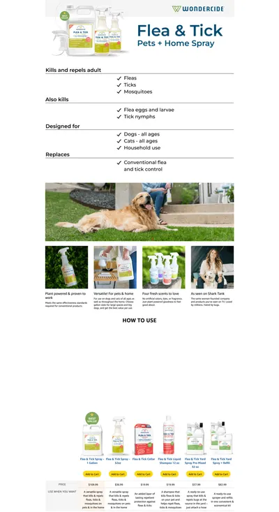 Premium A+ Content for Amazon.com : Wondercide