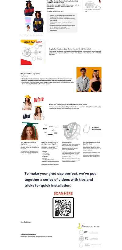 Premium A+ Content for Amazon.com: Grad Cap Remix