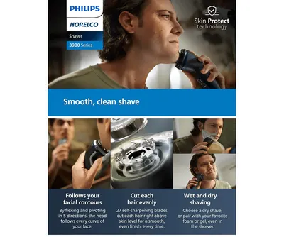 Premium A+ Content for Amazon.com: Philips Norelco Shaver 3900 Series