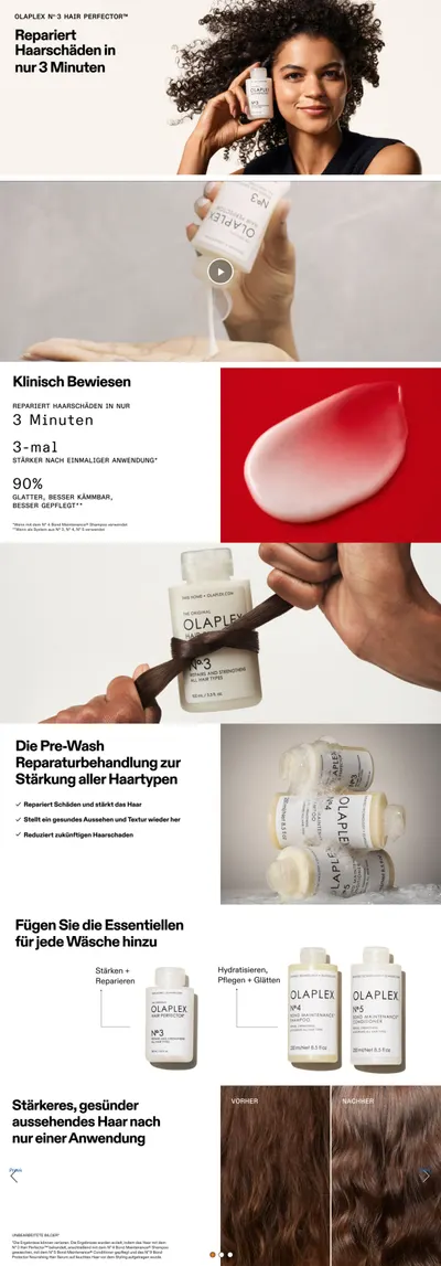 Premium A+ Content for Olaplex No. 3 Hair Perfector