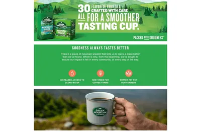 Premium A+ Content for Amazon.com: Green Mountain Coffee Roasters Breakfast Blend Single-Serve Keurig K-Cup Pods