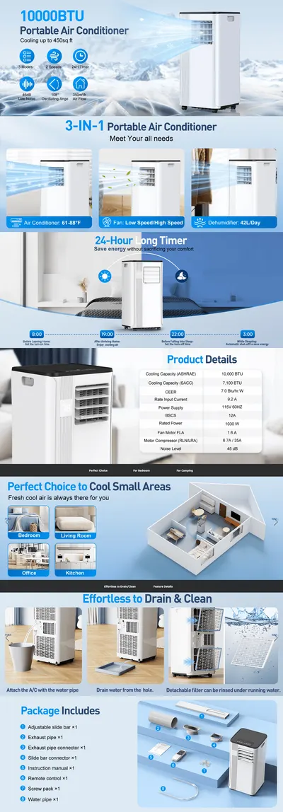 Premium A+ Content for Amazon.com: Portable Air Conditioners