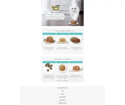Premium A+ Content for Amazon.com : Purina Fancy Feast Wet Cat Food Variety Pack