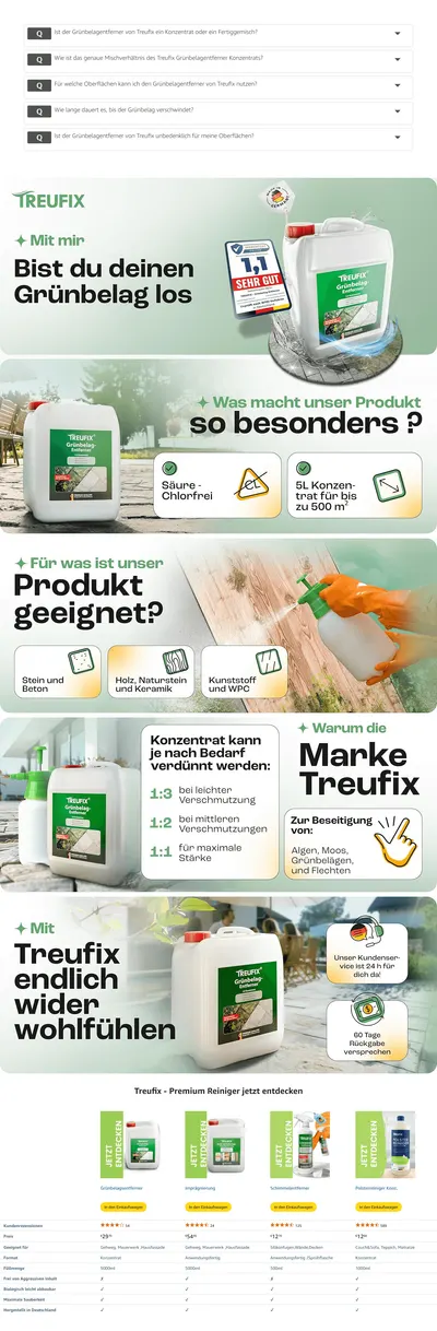 Premium A+ Content for Treufix