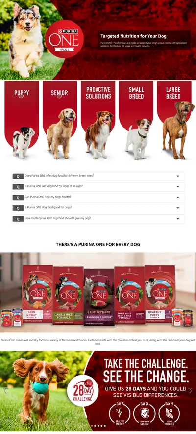 Premium A+ Content for Amazon.com: Purina ONE Natural