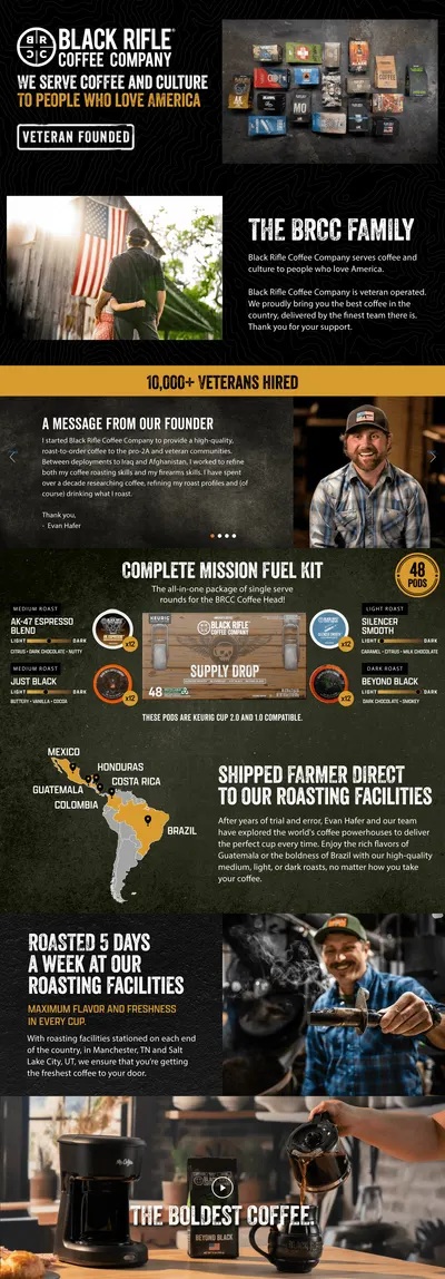 Premium A+ Content for Amazon.com: Black Rifle Coffee Company Supply Drop Variety Pack (48 Count of K Cups)