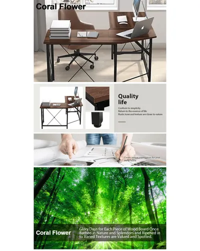 Premium A+ Content for Amazon.com: AZL1 Life Concept L-Shaped Desks for Home Office