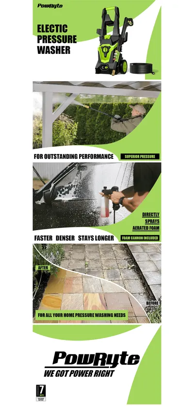 Premium A+ Content for Amazon.com : Electric Pressure Washer