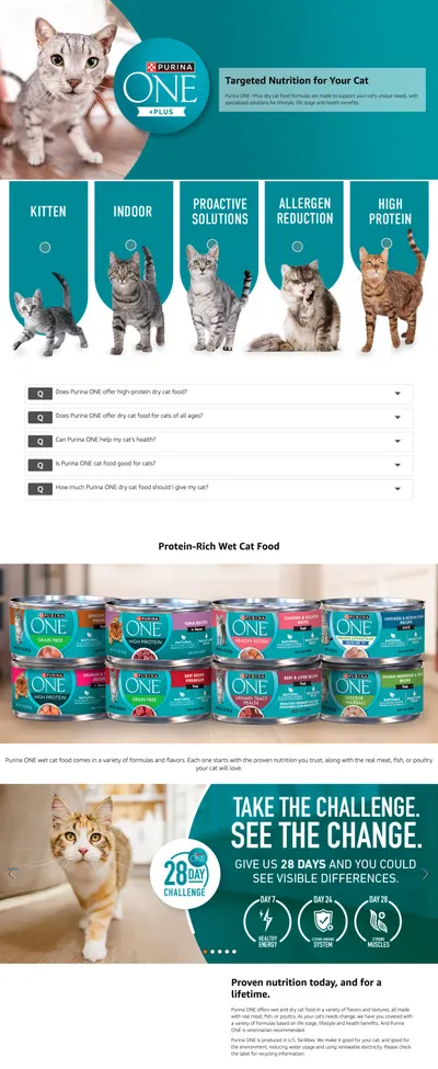 Premium A+ Content for Amazon.com : Purina ONE Sensitive Stomach