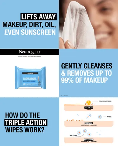 Premium A+ Content for Amazon.com: Neutrogena Makeup Remover Wipes