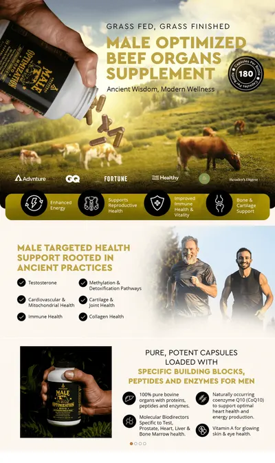 Premium A+ Content for Amazon.com: Ancestral Supplements Mofo