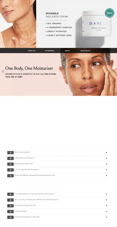 Premium A+ Content for Amazon.com: BOOM! by Cindy Joseph Boomsilk
