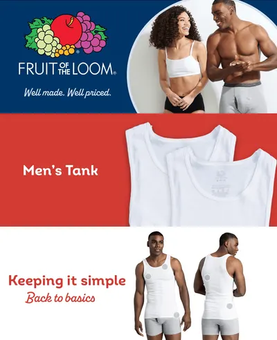 Premium A+ Content for Fruit of the Loom Men's Sleeveless Tank A-Shirt