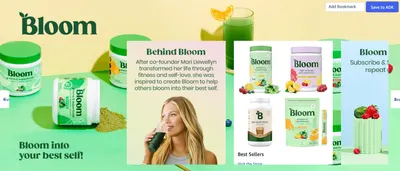 Brand Story for Amazon.com: Bloom Nutrition Sparkling Energy Drink