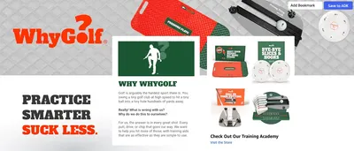 Brand Story for Amazon.com : WHYGOLF Putting Thing