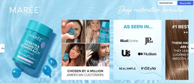 Brand Story for Amazon.com: MAREE Hair Oil for Frizzy