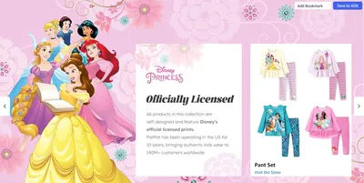 Brand Story for Amazon.com: Disney Princess Ariel Baby Girl Dress Character Print Mesh Overlay Tulle…