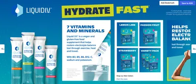 Brand Story for Liquid I.V. Hydration Sachets