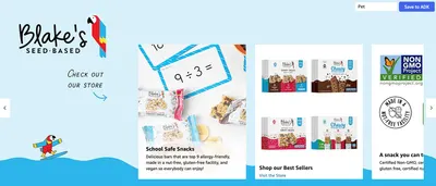 Brand Story for Amazon.com: Blake’s Seed Based Crispy Treats