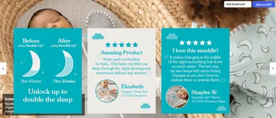 Brand Story for Amazon.com: Love to Dream Swaddle UP