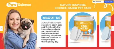 Brand Story for Amazon.com : Paw Science Dog Ear Cleaner Wipes
