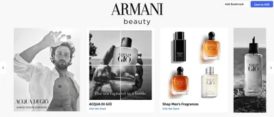 Brand Story for Amazon.com: Armani Beauty