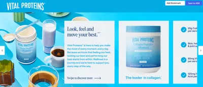 Brand Story for Amazon.com: Vital Proteins Grass Fed Collagen Peptides Powder