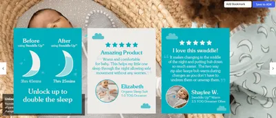 Brand Story for Amazon.com: Love to Dream Swaddle UP
