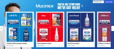 Brand Story for Amazon.com: Mucinex Sinus Saline Nasal Spray & Sinus Rinse