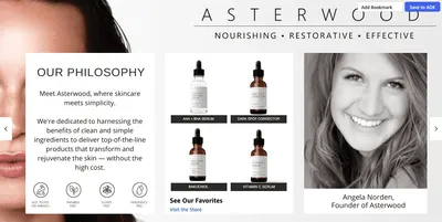 Brand Story for Amazon.com: Asterwood Hyaluronic Acid Serum for Face