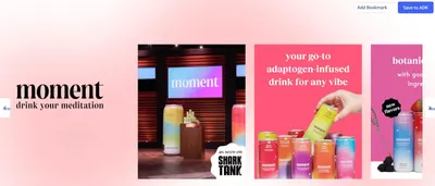 Brand Story for Amazon.com : Moment Botanical Soda Soft Drink (Shark Tank)