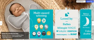 Brand Story for Amazon.com: Love to Dream Swaddle UP