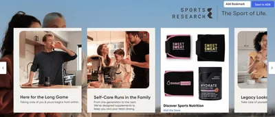 Brand Story for Amazon.com: Sports Research CLA