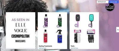 Brand Story for Amazon.com : Original Curl Keeper Anti-Frizz Curl Defining Hair Styler (8 Oz)