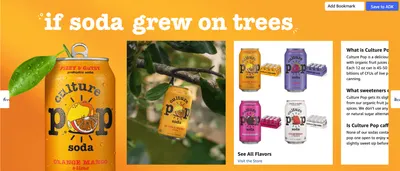 Brand Story for Amazon.com : Culture Pop Soda