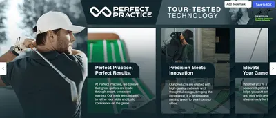 Brand Story for Amazon.com : PERFECT PRACTICE Golf Putting Mirror